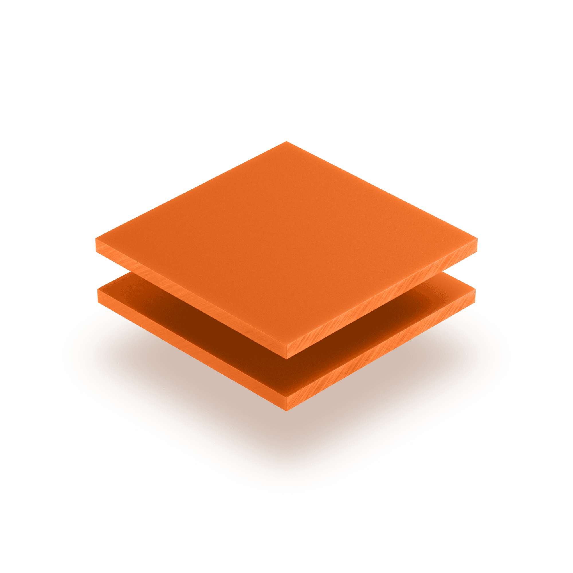 Letterplaat oranje GS mat