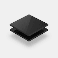 Zwart plexiglas