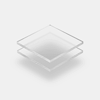 Frost plexiglas helder