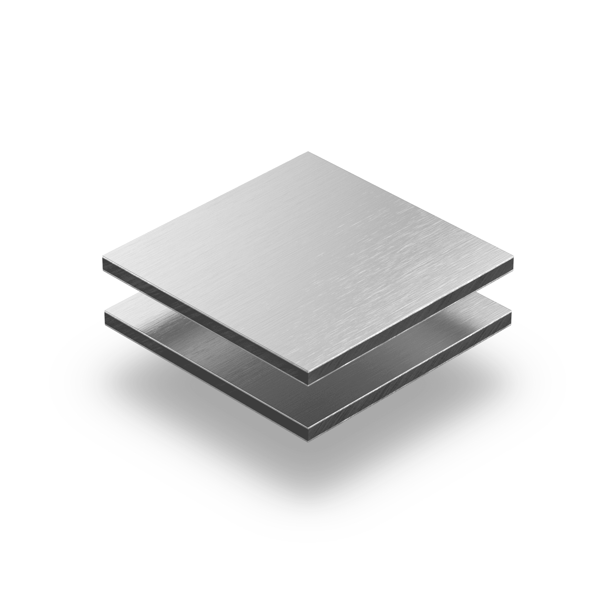 Aluminium geborsteld alupanel