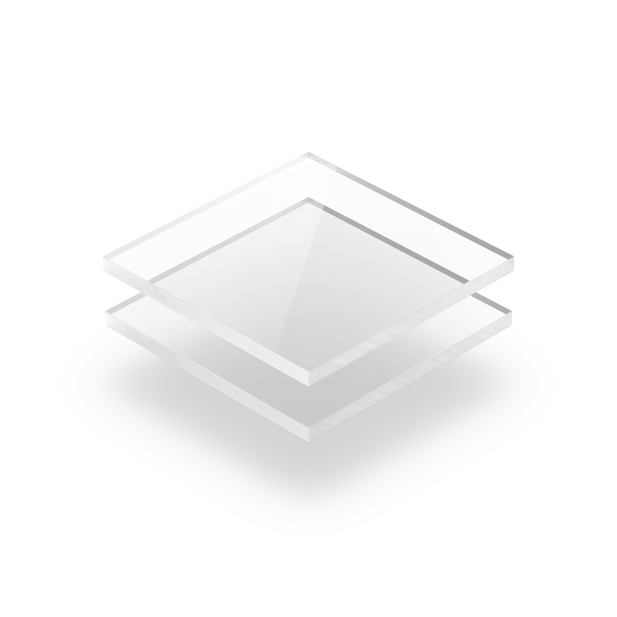 Glashelder plexiglas transparant