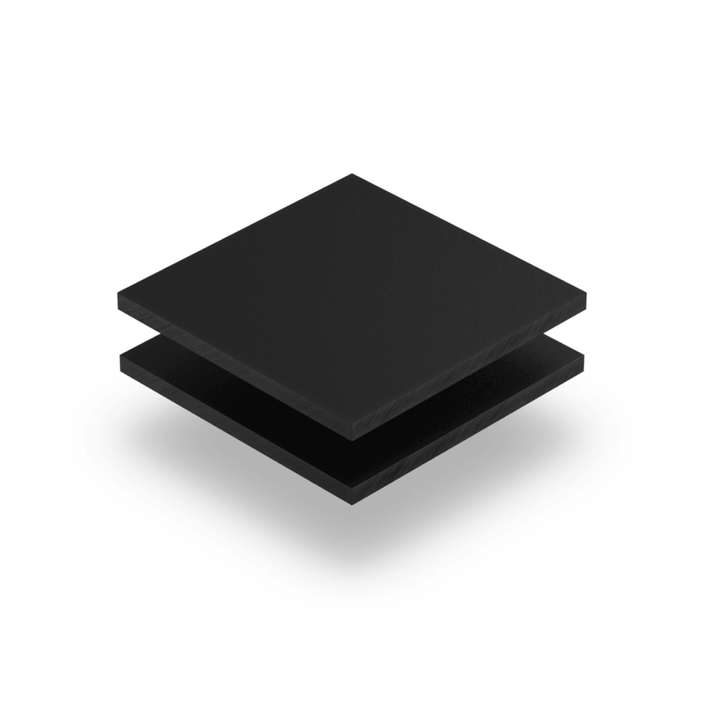 Plexiglas-frost-zwart