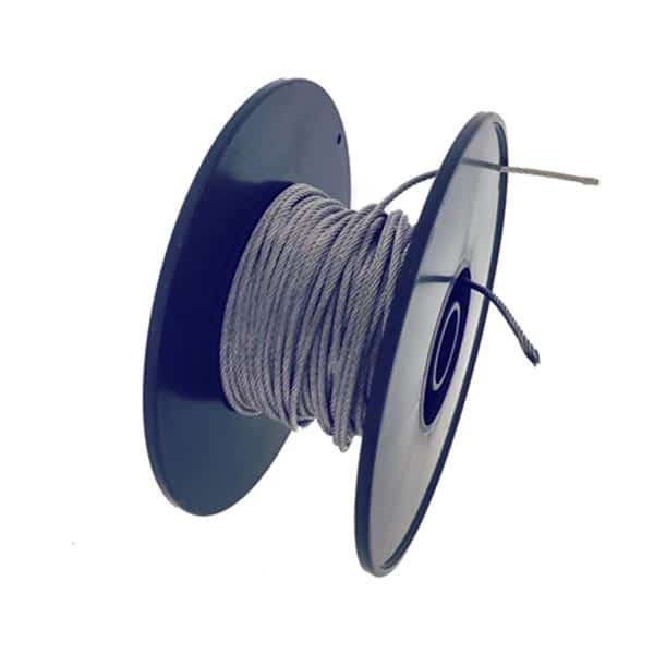 Staaldraad - ophangsysteem hangend plexiglas scherm