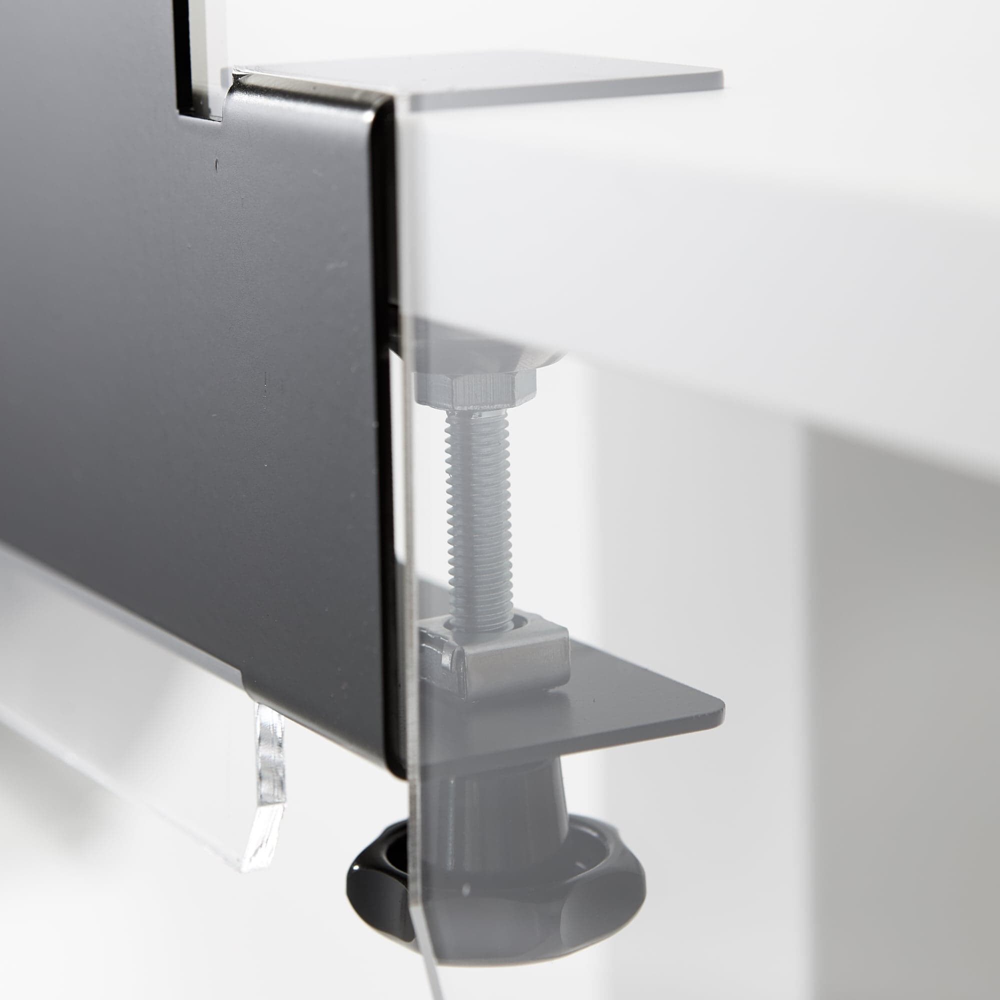 Tafelklem voor plexiglas plaat