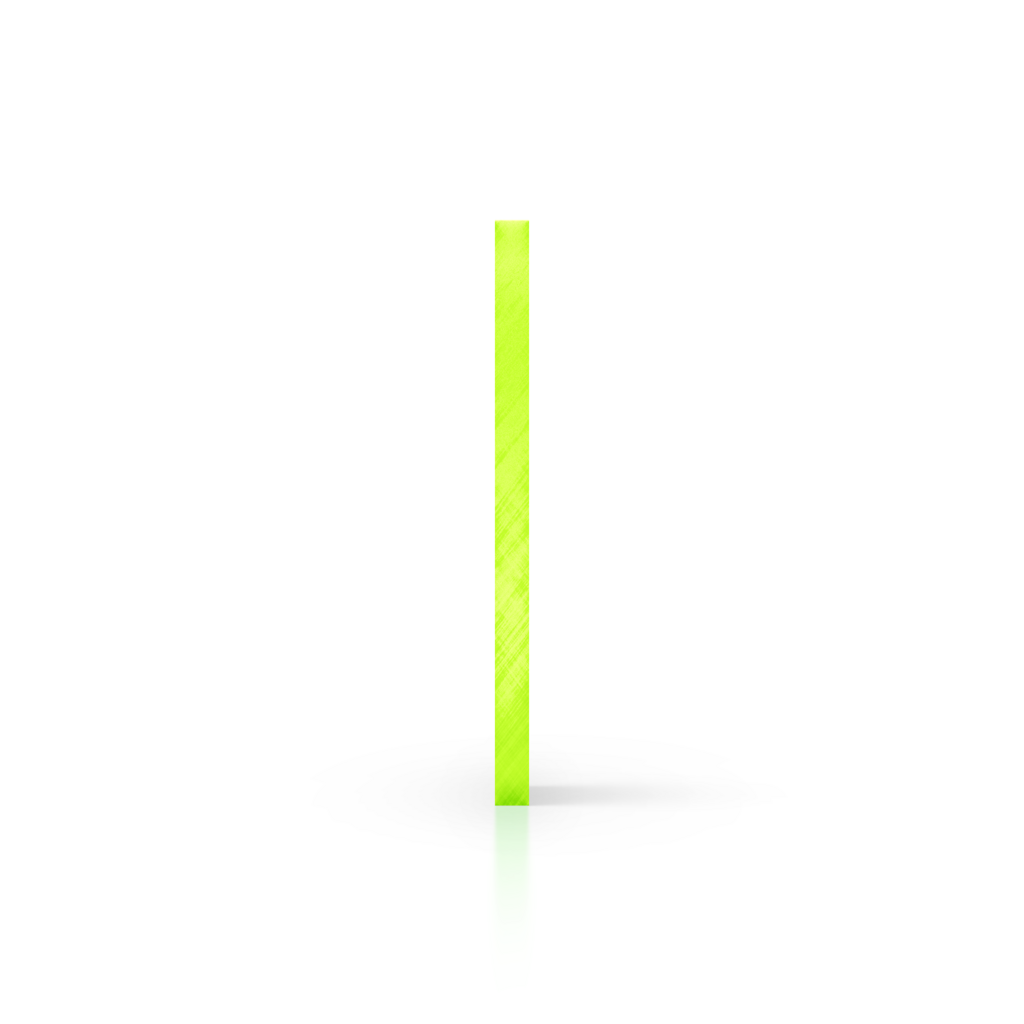 Groen fluor Plexiglas