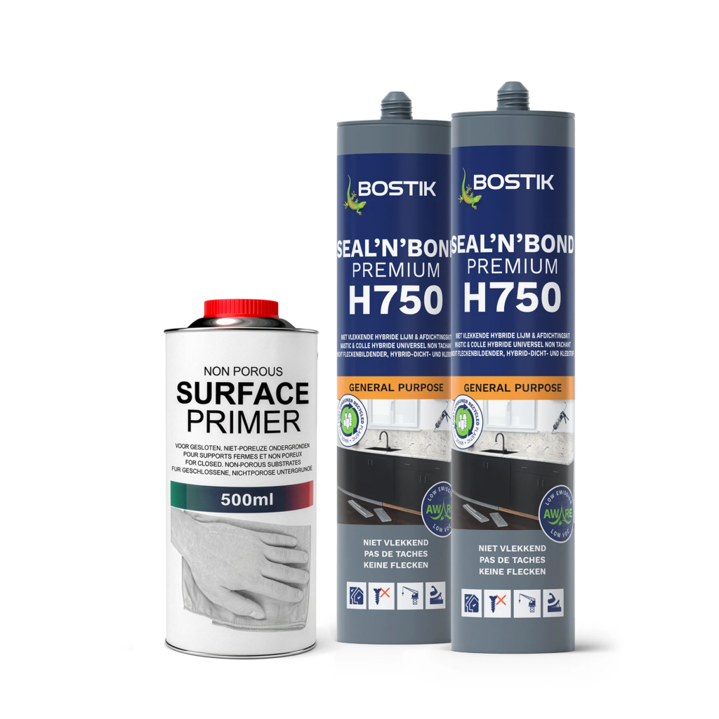 Seal’n’bond met Non Porous Surface Primer