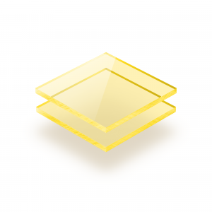 Geel fluor plexiglas
