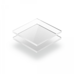 Glashelder plexiglas transparant