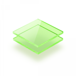 Groen fluor plexiglas