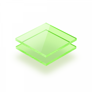 Groen fluor plexiglas